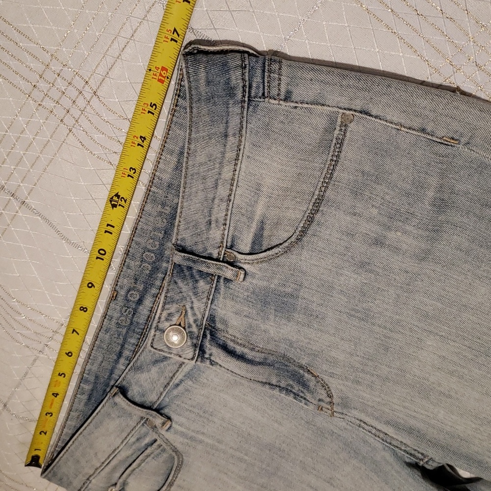 ARTICLES OF SOCIETY nwot NANCY Bermuda Jean Shorts Paint Distressed Women's 31 - Picture 12 of 16
